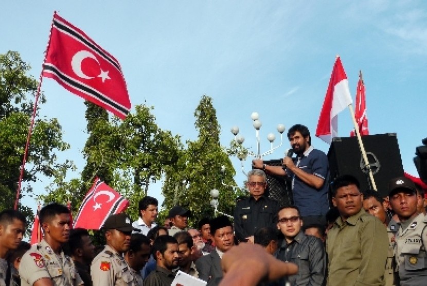 Bendera Aceh yang dipermasalahkan pemerintah pusat.