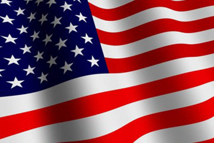 Zakat di Amerika serikat sempat dicitrakan sebagai bagian teroris. Bendera Amerika Serikat
