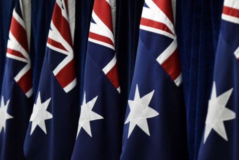 Intelijen Australia Akhiri Istilah 'Ekstremisme Islam'. Bendera Australia.