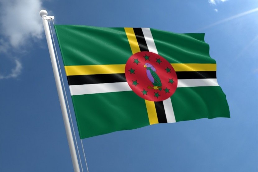 Bendera Dominika.