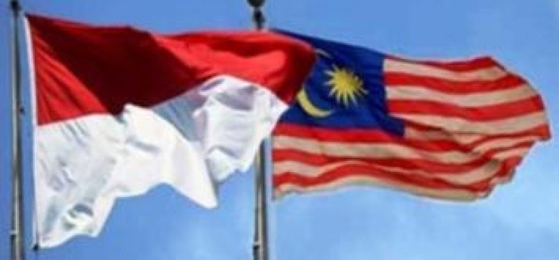 Bendera Indonesia dan Malaysia