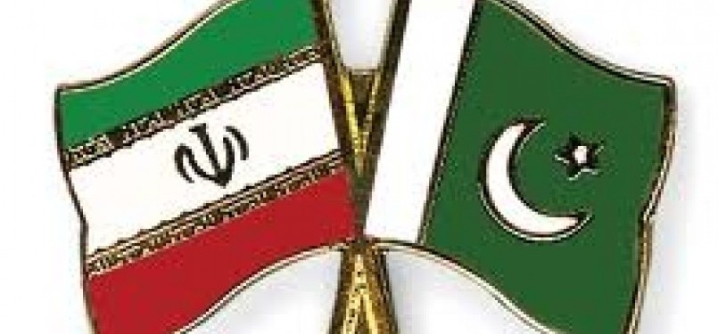 Bendera Iran dan Pakistan (Ilustrasi)