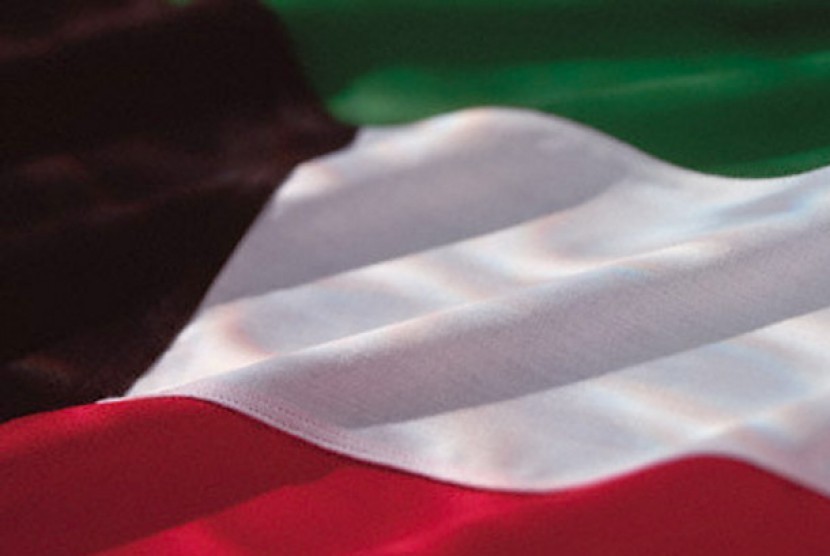 Bendera Kuwait. Ilustrasi.