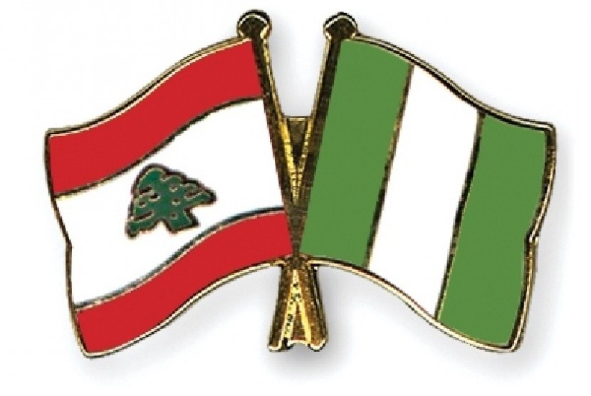 Bendera Lebanon dan Nigeria