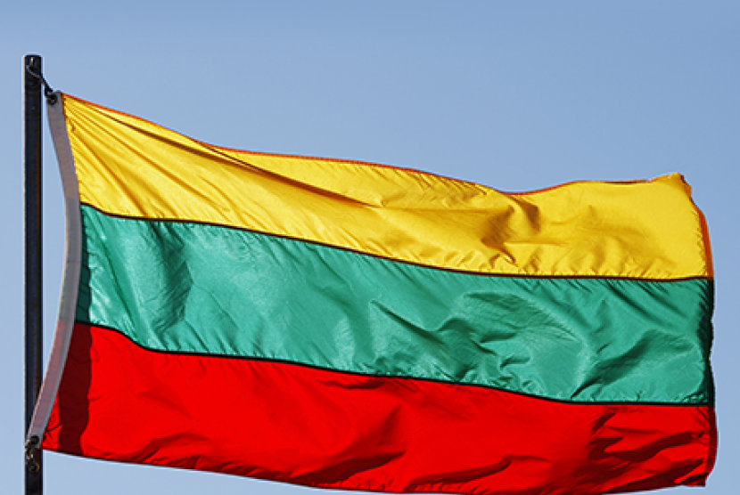 Bendera Lithuania.