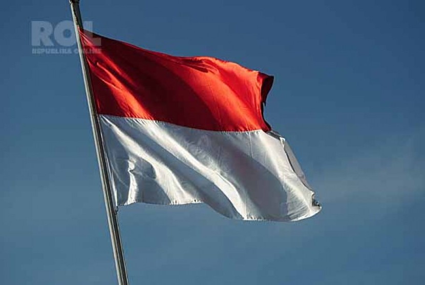 Indonesian red and white flag