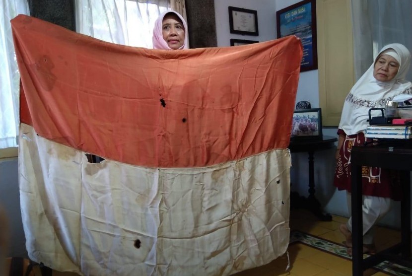Bendera Merah Putih Tertua di Kota Cirebon.