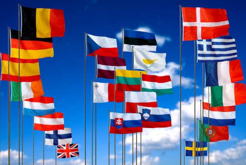 Bendera negara anggota Uni Eropa (ilustrasi)