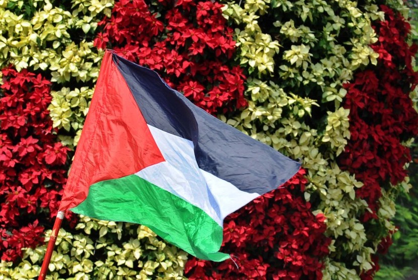 Bendera Palestina.