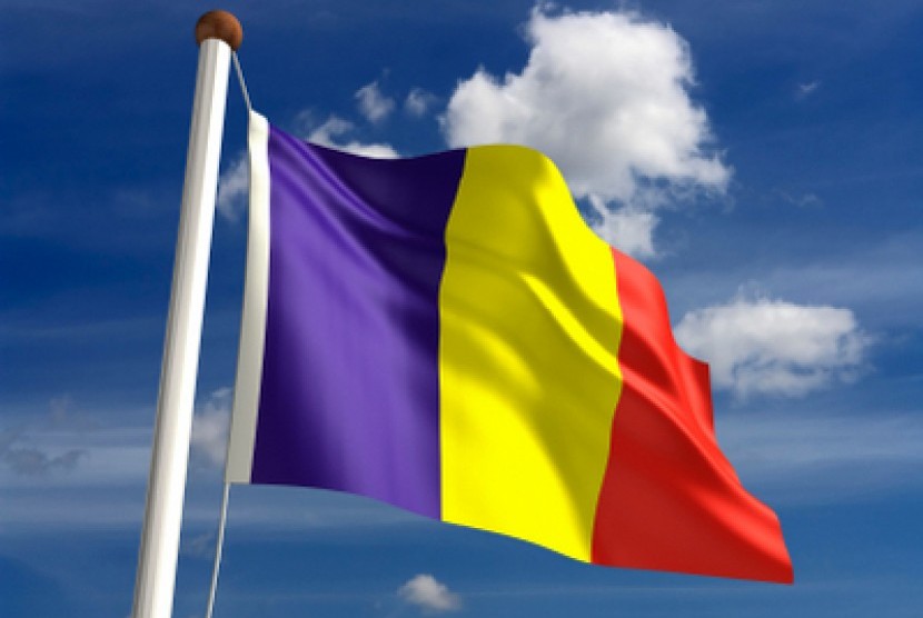 Umat Islam Rumania masih kuat memegang kepercayaan leluhur.  Ilusrasi bendera Rumania