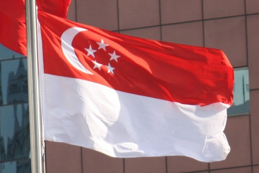 Remaja Singapura Terinspirasi Serangan Christchurch. Bendera Singapura