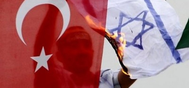 Bendera Turki dan Israel