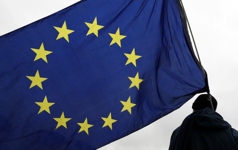 Bendera Uni Eropa. Ilustrasi.