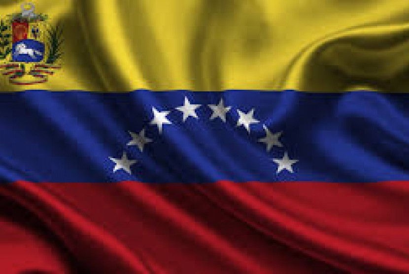 Bendera Venezuela. Amerika Serikat (AS) dan Inggris mengecam penangkapan politisi oposisi Venezuela Freddy Guevara. 