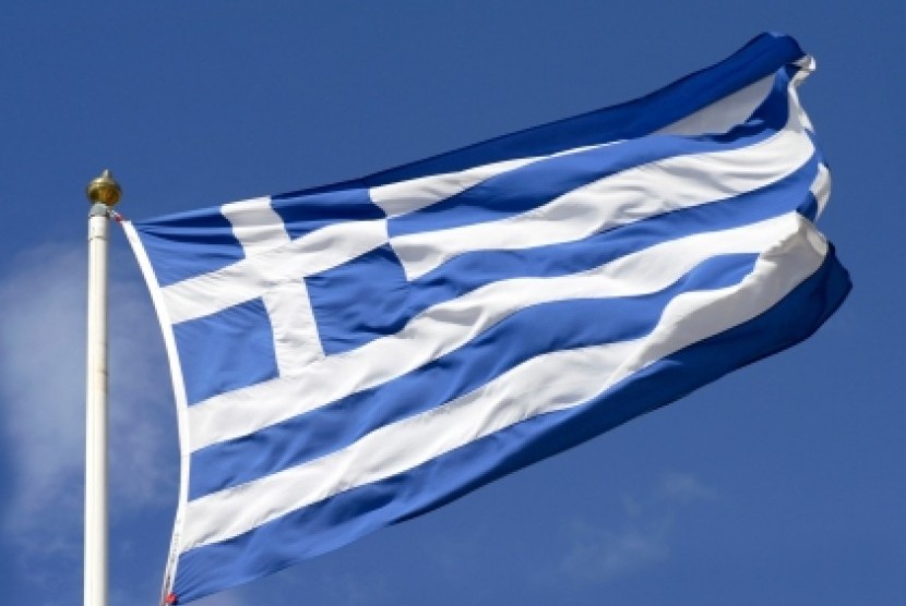 Bendera Yunani/ilustrasi