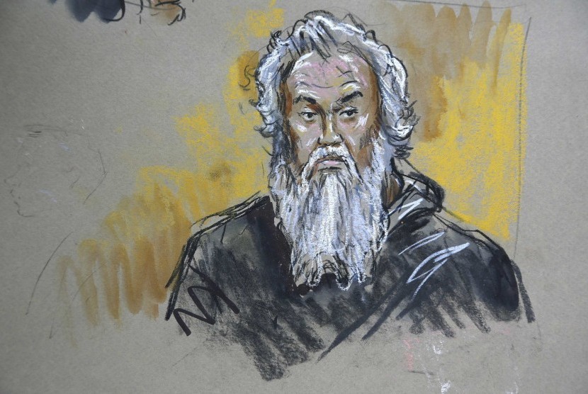 Benghazi attack suspect Ahmed Abu Khatallah is pictured in U.S. federal court in Washington, in this courtroom sketch drawn and released on June 28, 2014. Khatallah, accused of involvement in the 2012 attacks on the U.S. diplomatic compound in Benghazi, Li