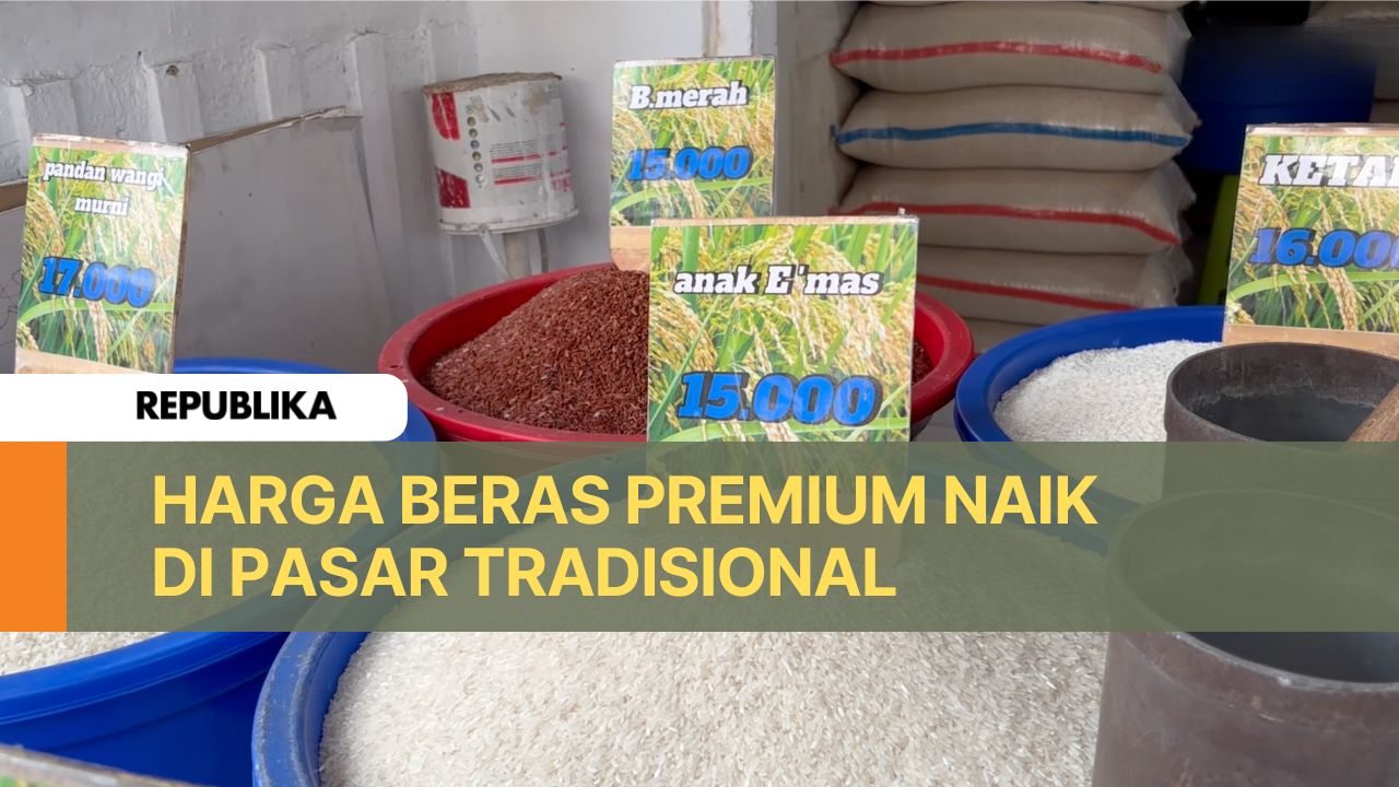 Harga Beras Premium di Pasar Tradisional Alami Kenaikan