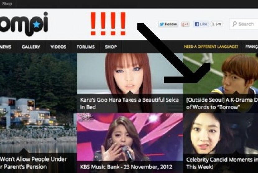 Berbagai situs internet membahas drama-drama Korea