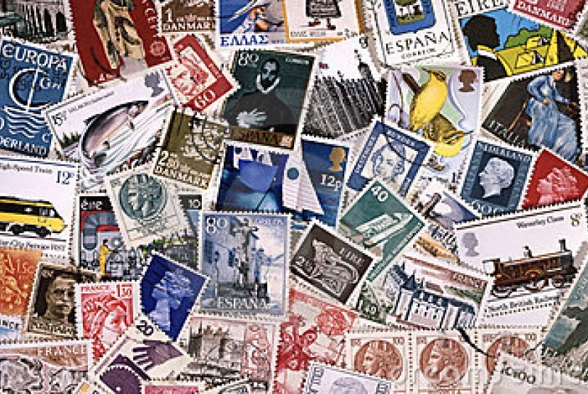 Berbagai tipe perangko dari Eropa