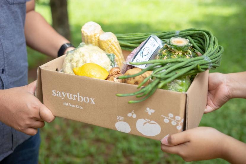 Berbelanja di Sayurbox. Sayurbox dan Outside mengajak masyarakat untuk berkreasi menciptakan makanan kreatif.