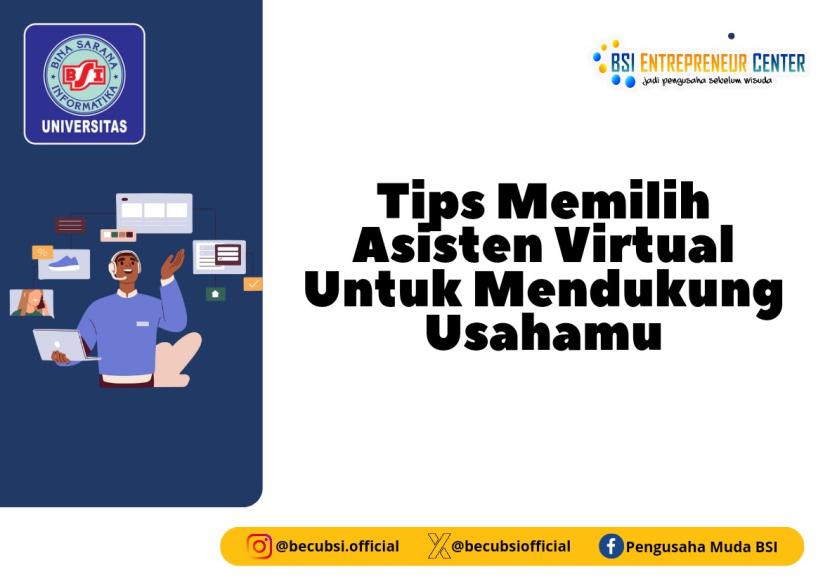 Berikut adalah cara memilih asisten virtual yang bisa anda lakuka.