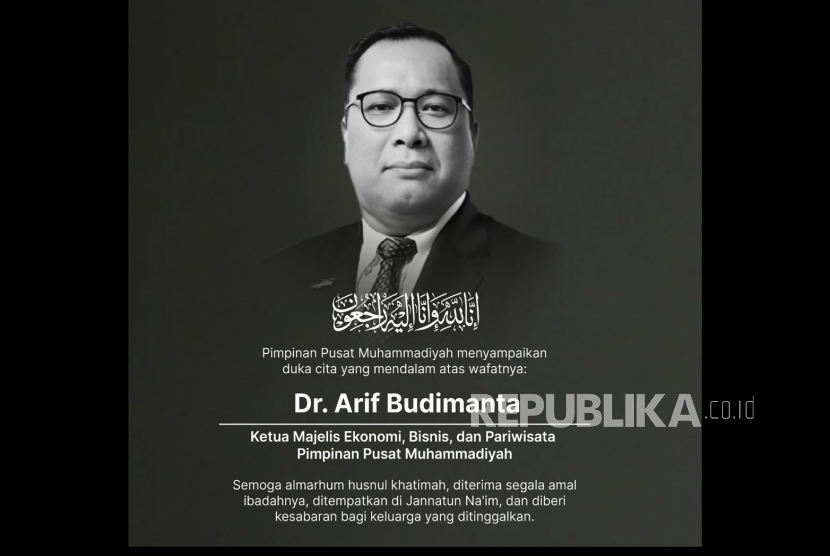 Berita duka, Dr. Arif Budimanta wafat