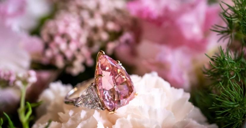 Berlian merah muda The Fortune Pink akan dilelang di Swiss dengan nilai diperkirakan Rp 529 miliar. The Fortune Pink, Berlian Merah Muda Langka akan Dilelang di Jenewa