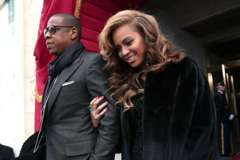 Beyonce bersama suaminya Jay-Z