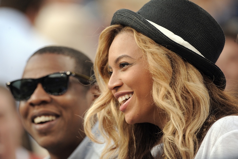  Beyonce bersama suaminya Jay-Z.