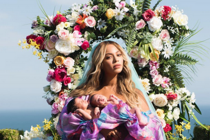 Beyonce dan anak kembarnya