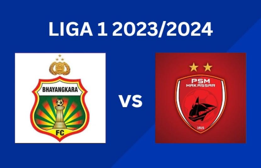 Bhayangkara FC vs PSM Makassar di Liga 1.