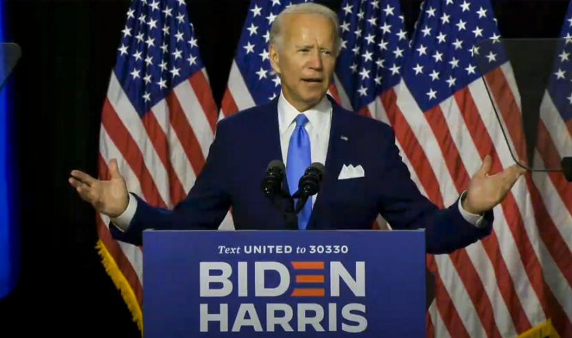 Demi menahan laju penyebaran virus corona, calon presiden Amerika Serikat (AS) Joe Biden meminta semua gubernur Negeri Paman Sam mewajibkan pemakaian masker. Ilustrasi.