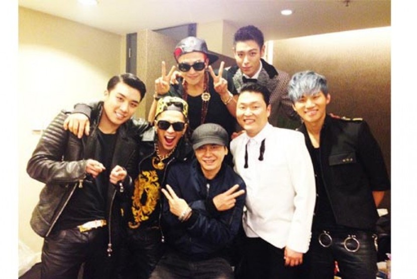BigBang bersama Psy dan Yang Hyun Suk