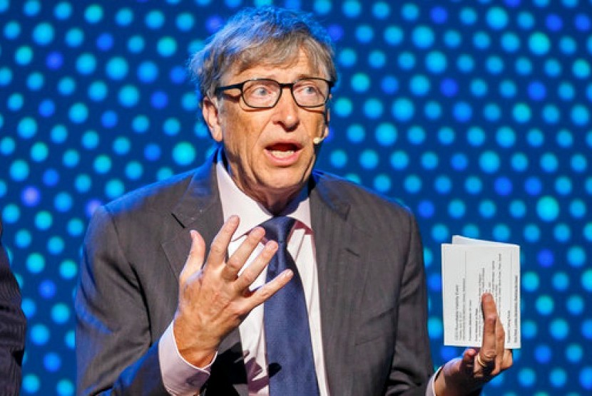 Pendiri perusahaan Microsoft Bill Gates positif terinfeksi Covid-19. Ilustrasi.