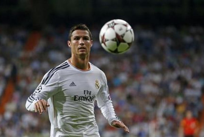 Bintang Real Madrid Cristiano Ronaldo.