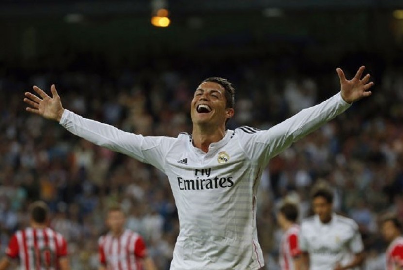 Bintang Real Madrid Cristiano Ronaldo.