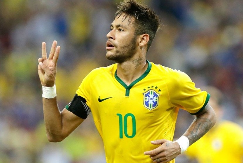 Bintang timnas Brasil, Neymar.