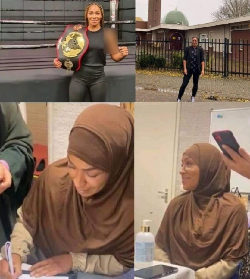 Bintang Tinju Belanda Ruby Jesiah Mesu Masuk Islam