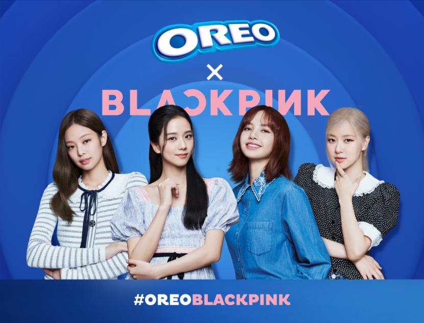 Biskuit Mondelez International OREO berkolaborasi dengan grup girlband asal Korea Selatan, Blackpink dalam terobosan produk terbaru OREO X Blackpink. Dok Mondelez Indonesia