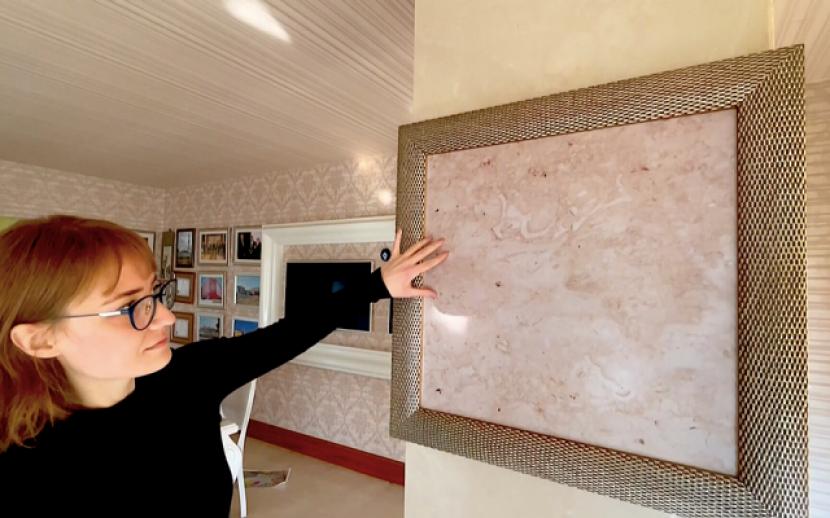 Marmer bertuliskan lafaz bismillah ditemukan di Provinsi Antalya
