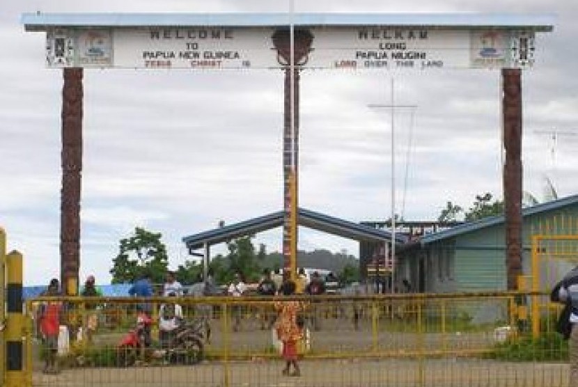 Bisnis pakaian nampaknya jadi usaha menjanjikan di pasar perbatasan Papua-PNG