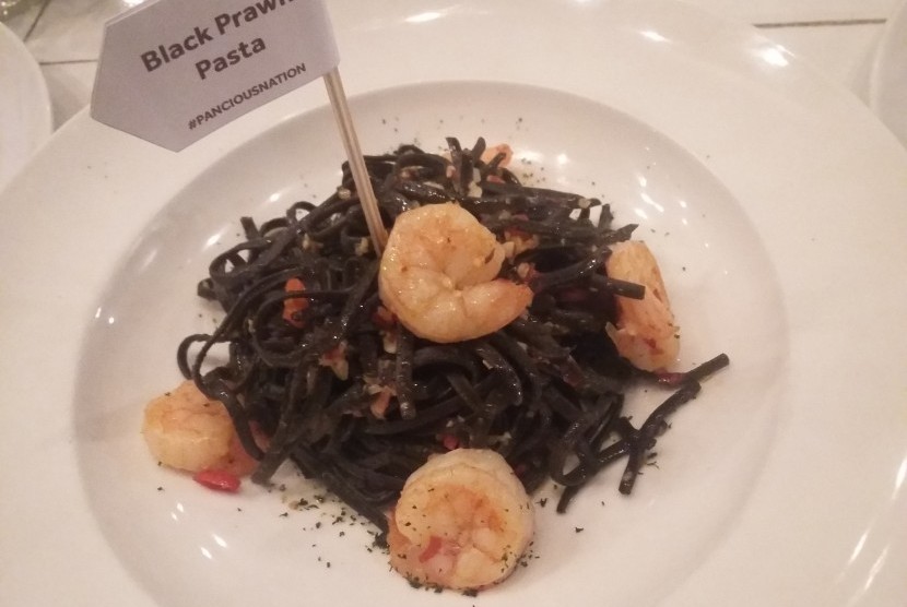 Black Prawn Pasta, menu yang terinspirasi dari blogger The Eater.