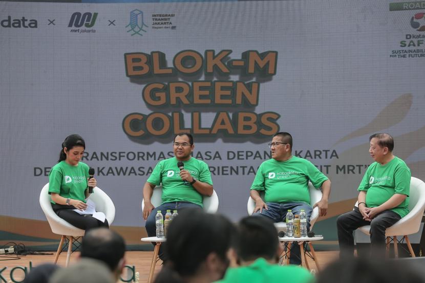 Blok M Green Collabs: Shifting Into Green Lifestyle, di Taman Literasi Christina Martha Tiahahu, Jakarta, Ahad (4/12/2022).