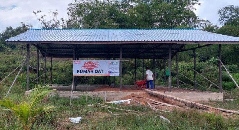 BMH membangun rumah untuk dai tangguh di Kalimantan Utara.