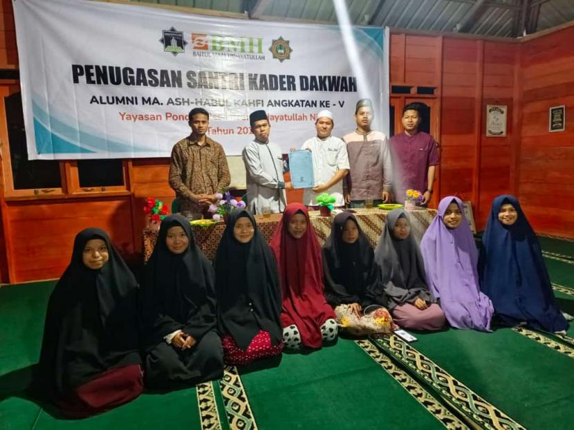 BMH menugaskan delapan santri daiyah muda untuk berdakwah ke berbagai  wilayah pedalaman di Sumatera Utara.