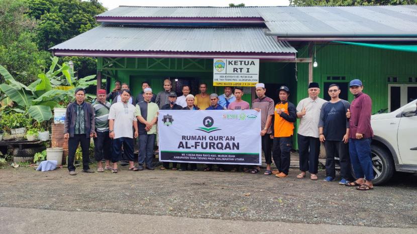 BMH  meresmikan Rumah Quran untuk mualaf di Desa Rian Rayo RT 01, Kecamatan Muruk Rian,  Kabupaten Tana Tidung, Kalimantan Utara (Kaltara), Ahad (28/11).