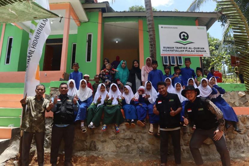 BMH meresmikan Rumah Tahfidz di Pulau Seraya, Kepulauan Riau (Kepri), Sabtu (19/3).