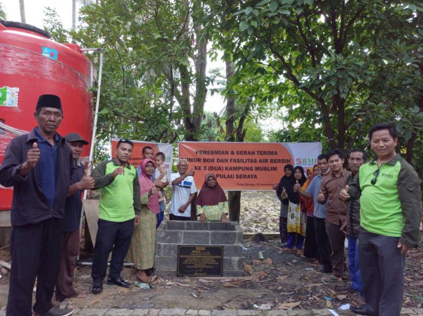 BMH meresmikan sumur bor dan fasilitas air bersih ke-2 di Pulau Seraya, Kepulauan Riau (Kepri), Selasa (30/11).
