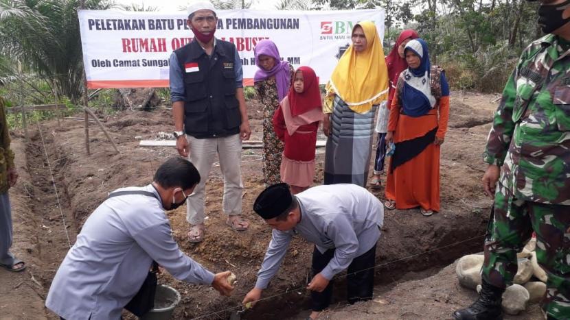 BMH Perwakilan Sumut mendirikan Rumah Quran di Desa Sabungan, Kecamatan Sungai Kanan, Kabupaten Labuhan Batu Selatan.