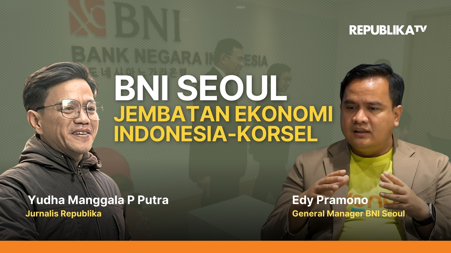 BNI cabang Seoul menjadi jembatan bagi hubungan kerja sama ekonomi Indonesia dengan Korea Selatan.